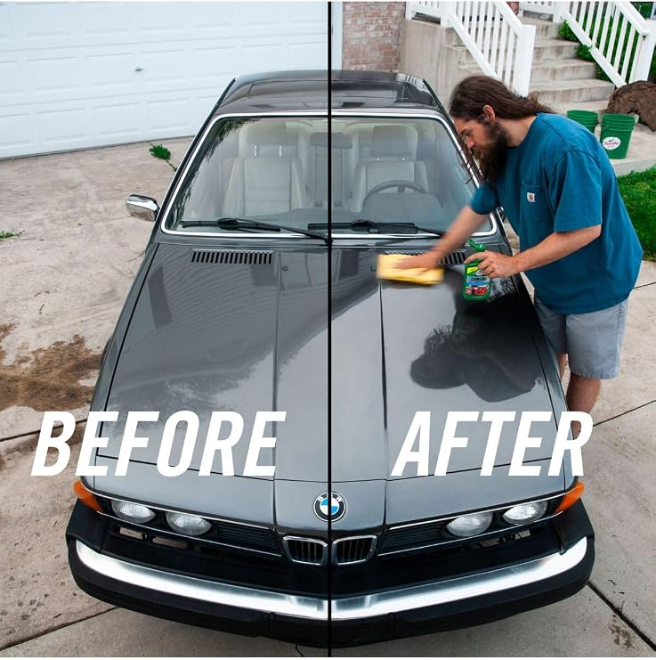 Turtle Wax Carnauba Polish, Sponge, Cloth