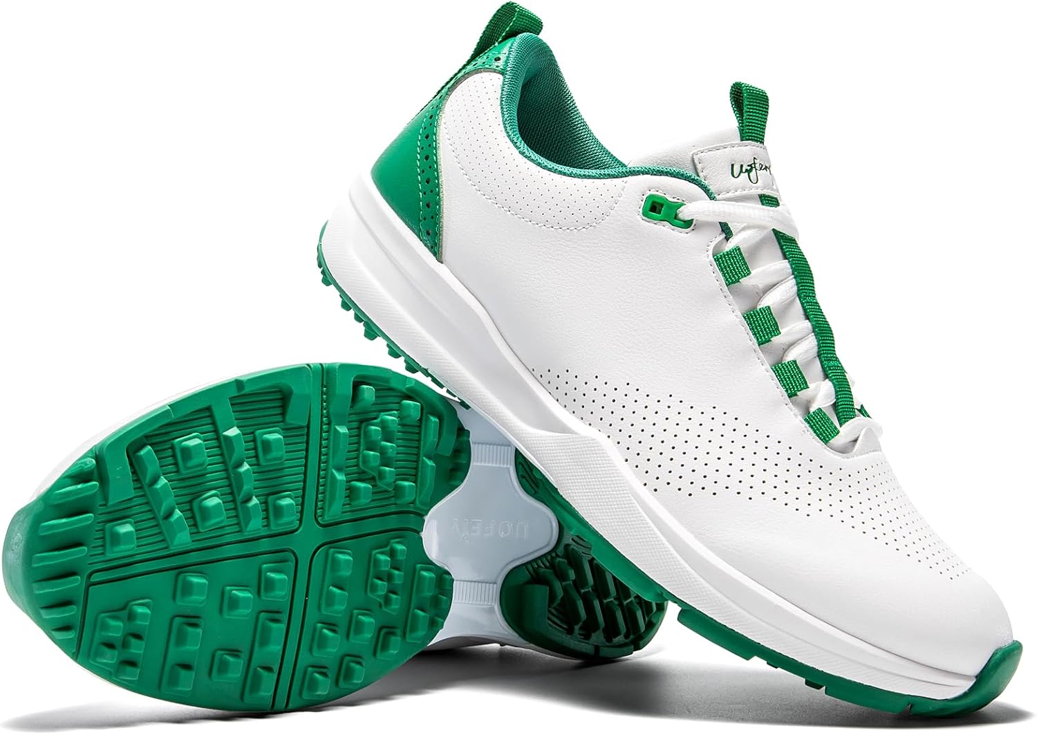 UOFEIY Men's Golf Shoes Professional Outdoor Water Resistant Spikeless Golf Sneakers Walking Training Travel - Image 3