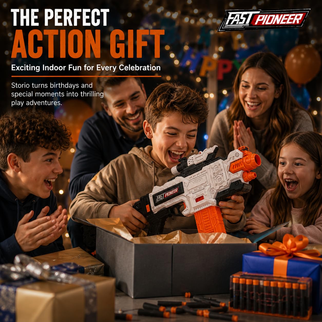 Storio Alpha Striker: Rechargeable Electric Toy Gun -7