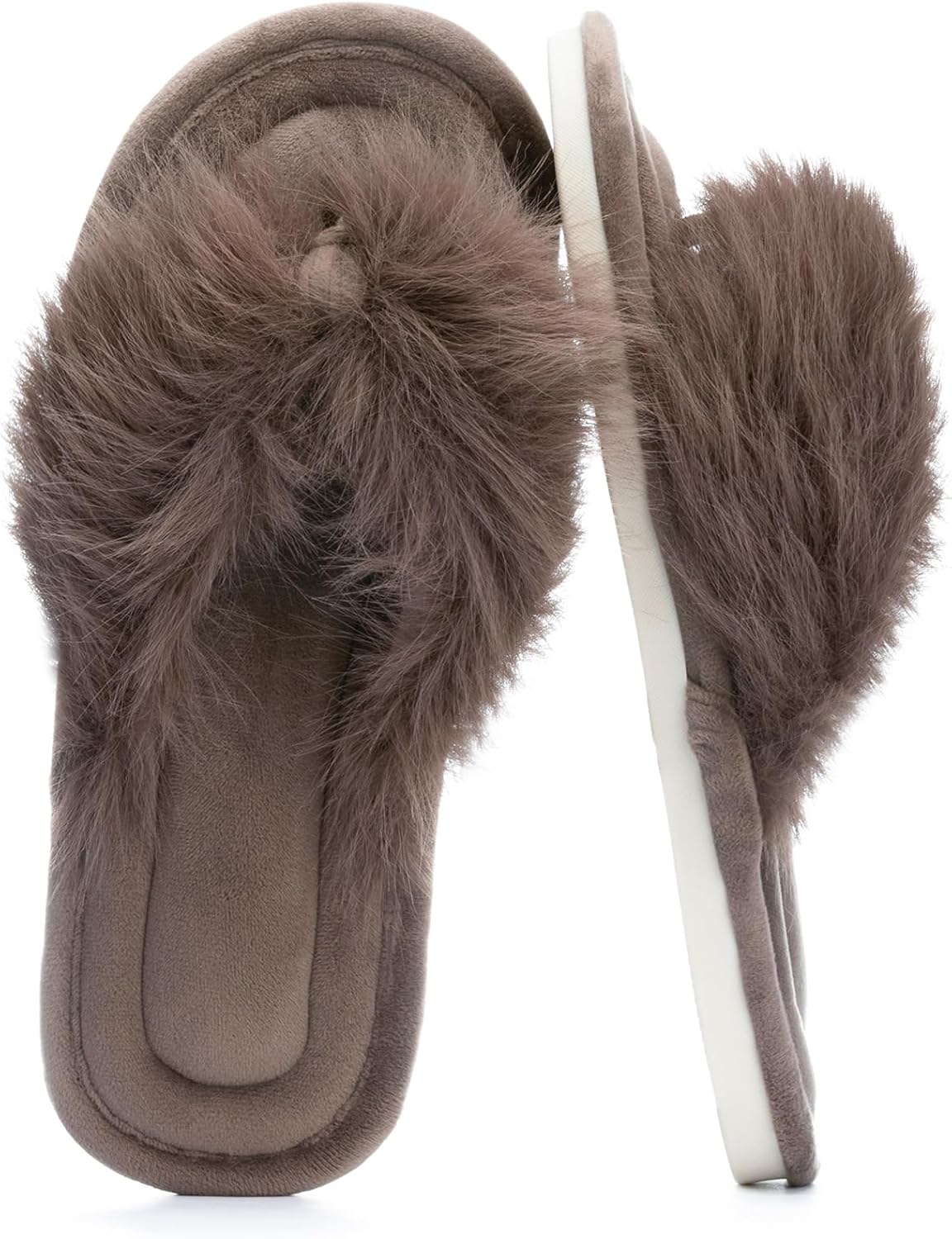 Pantoufles floues pour femmes avec boîte en mousse Cote dIvoire Ubuy