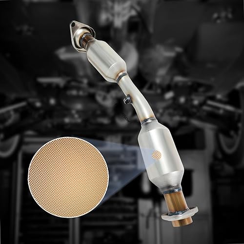 Miniatura 9 de PULCHERFLOW Convertidor catalítico compatible con Nissan Versa 2012-2017, Nissan Versa Note 1.6L L4 2014-2017 de alto rendimiento (compatible con