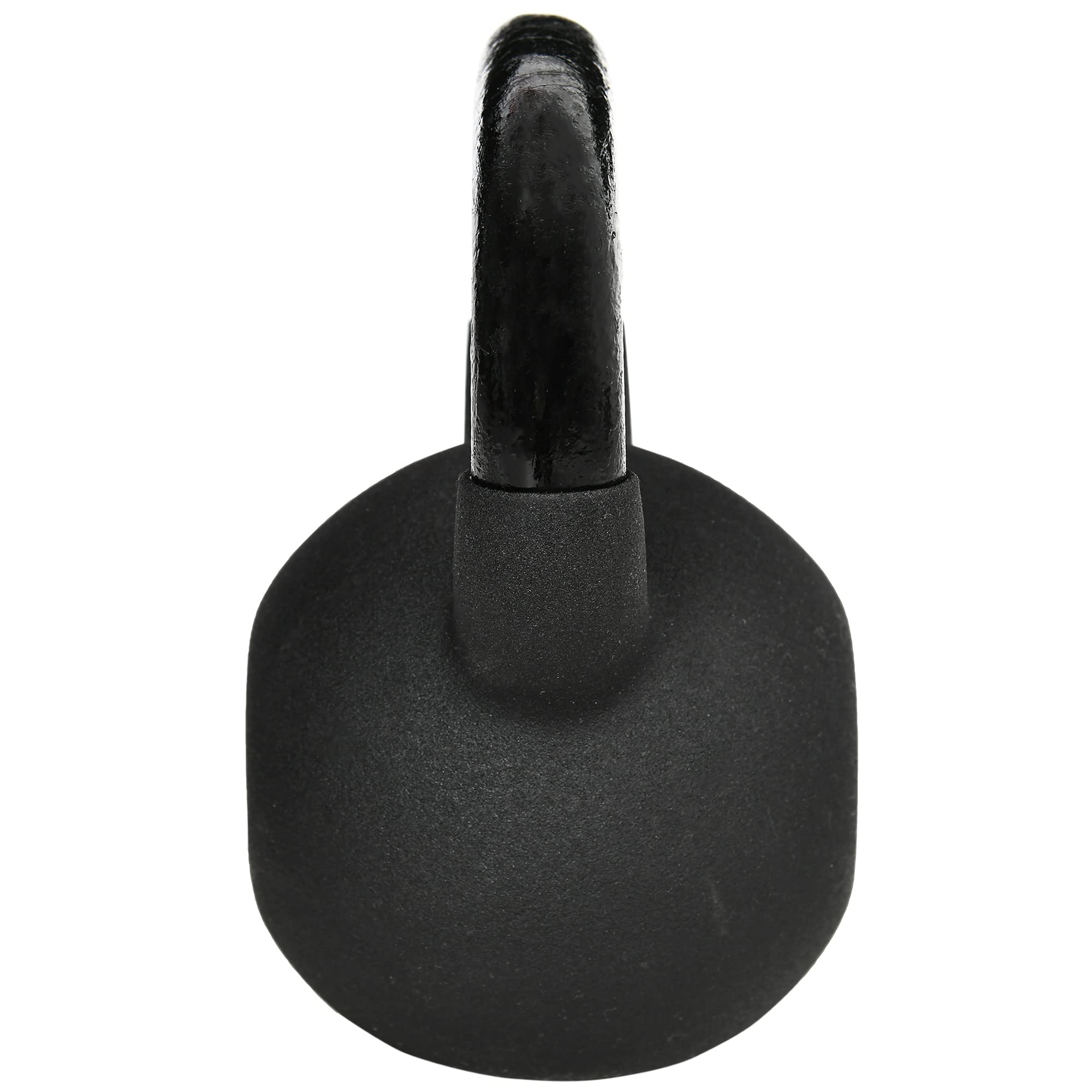 HOMCOM 12 kg kettlebell żeliwny kettlebell z powłoką neoprenową Przyjazna dla podłogi huśtawka z hantlami do podnoszenia ciężarów, kondycjonowania, treningu siłowego i rdzenia czarna