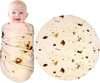 Vista 17 de mermaker Cobija de doble cara con estampado de tortilla para burritos