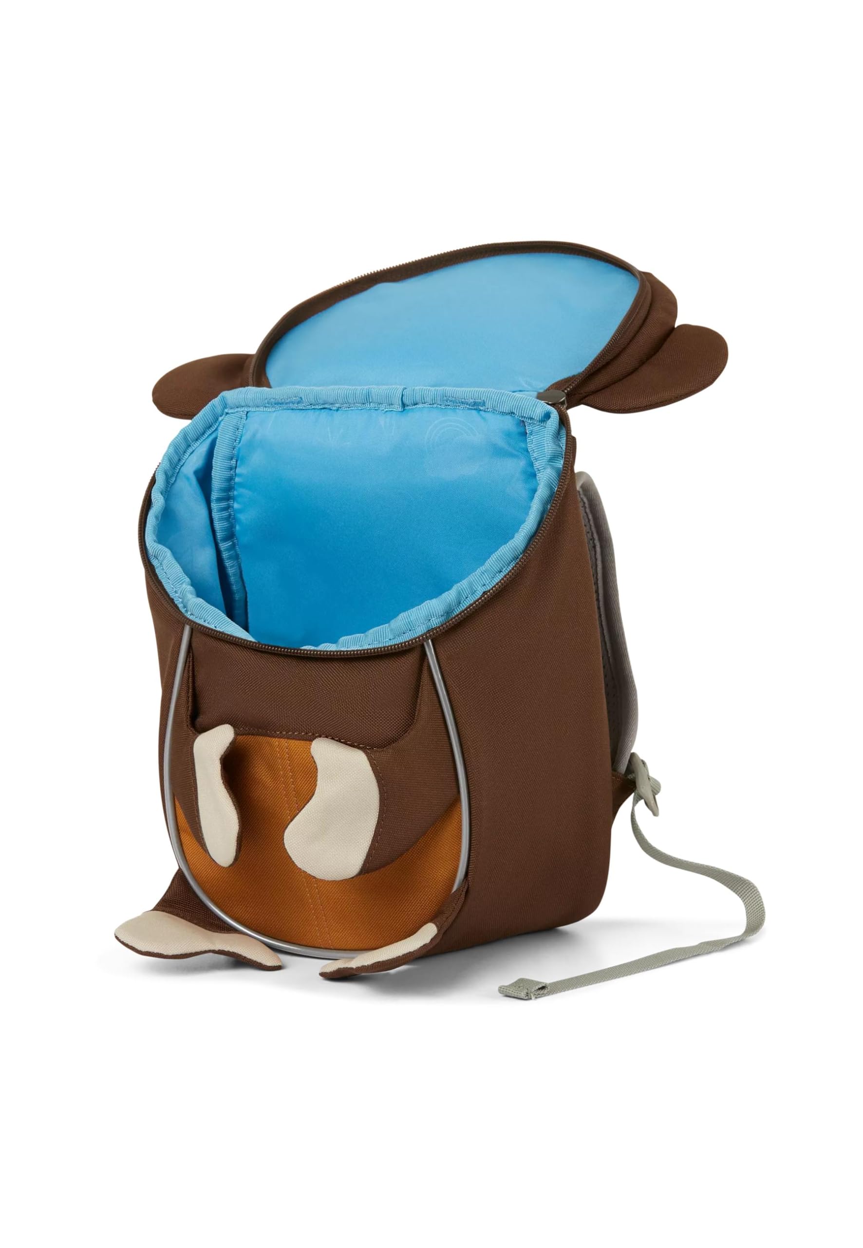 Affenzahn Kleiner Freund Bundle mit Trinkflasche und Brotdose, Kita Rucksack Set für 1-3 Jährige Affenzahn - Braun