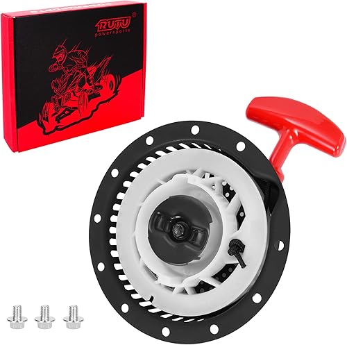 RUTU Conjunto de arranque GX160 (trinquetes de varilla de acero curvos) para GX120 GX200 4 tiempos 163196CC, ajuste de arranque de retroceso