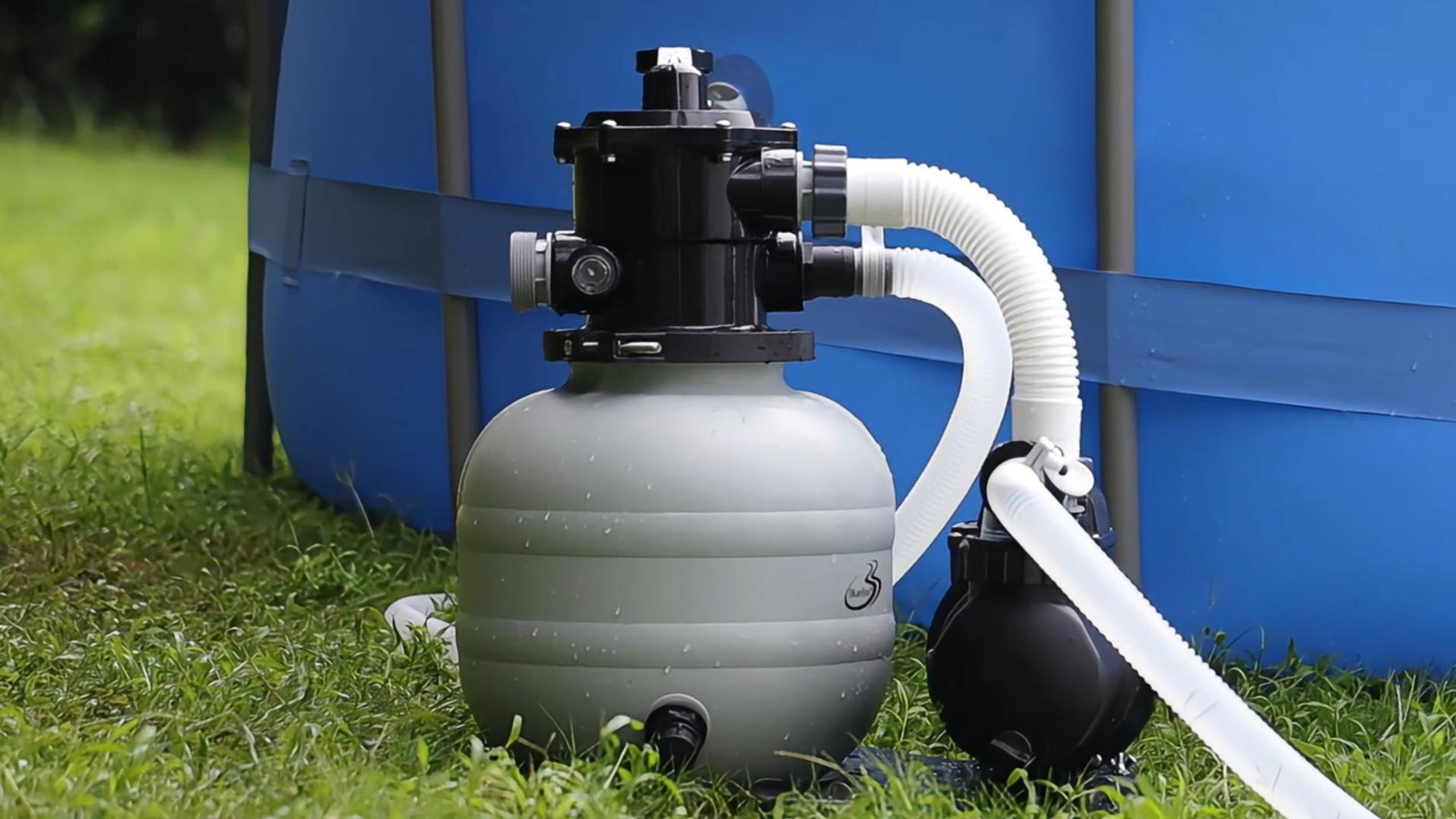 Amazon.com: BlueBay 15in Sand Filter Pump with Timer for Above