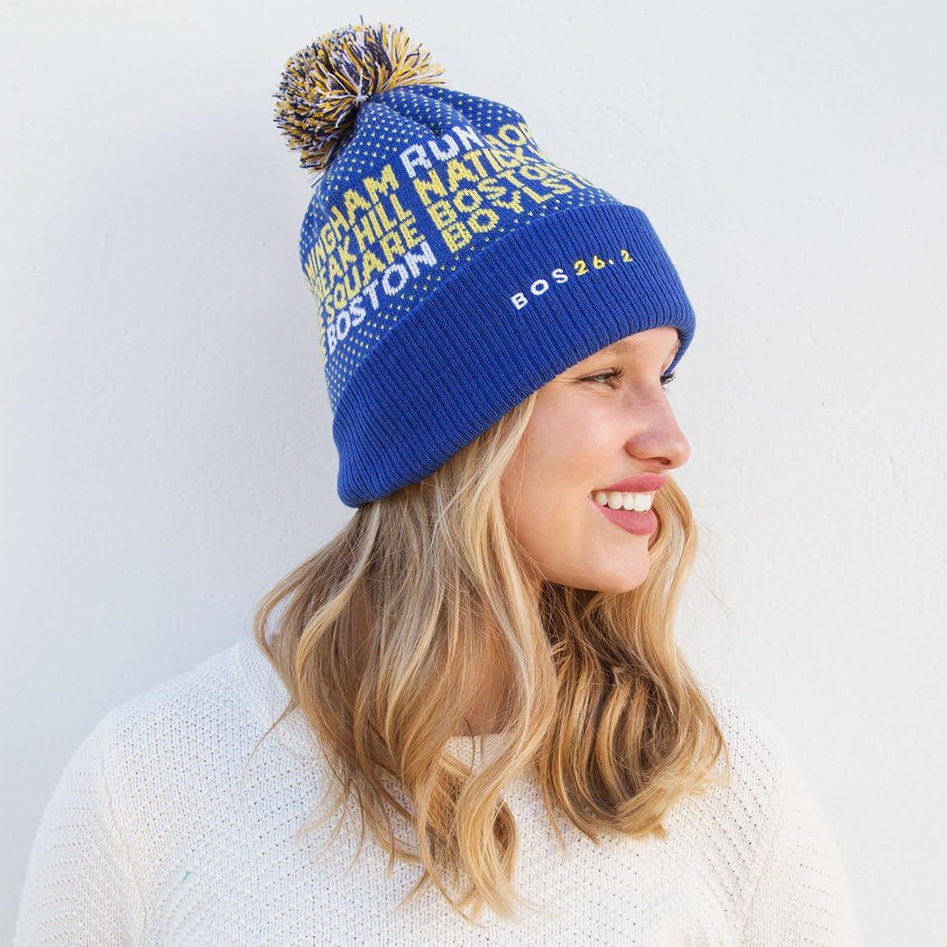 Gone For a Run Pom Pom Beanie Hat for Runners | Running Hats - Image 3
