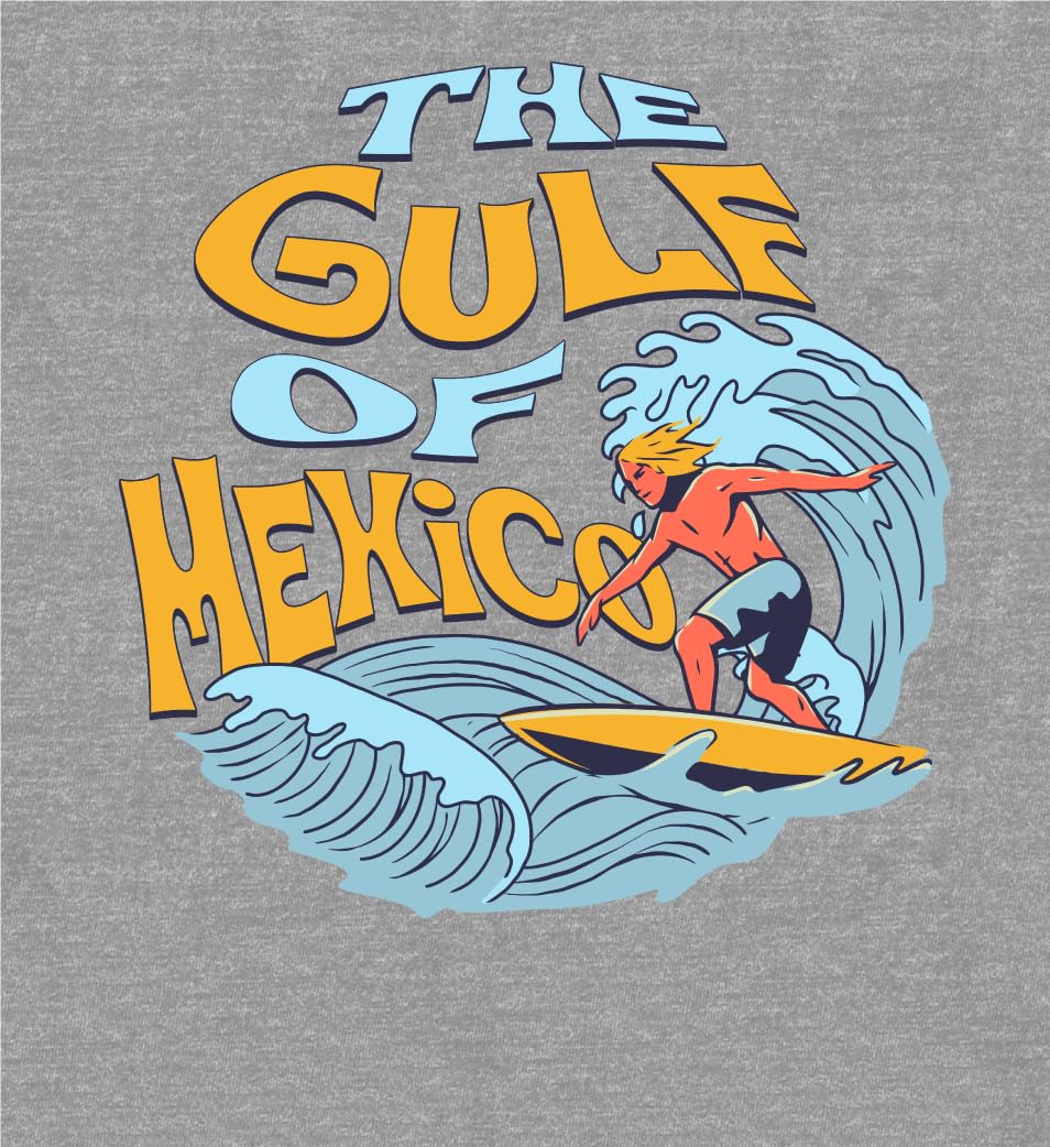 Bioworld The Gulf of Mexico Surfer Youth Heather Gray Jogger Pants-Medium