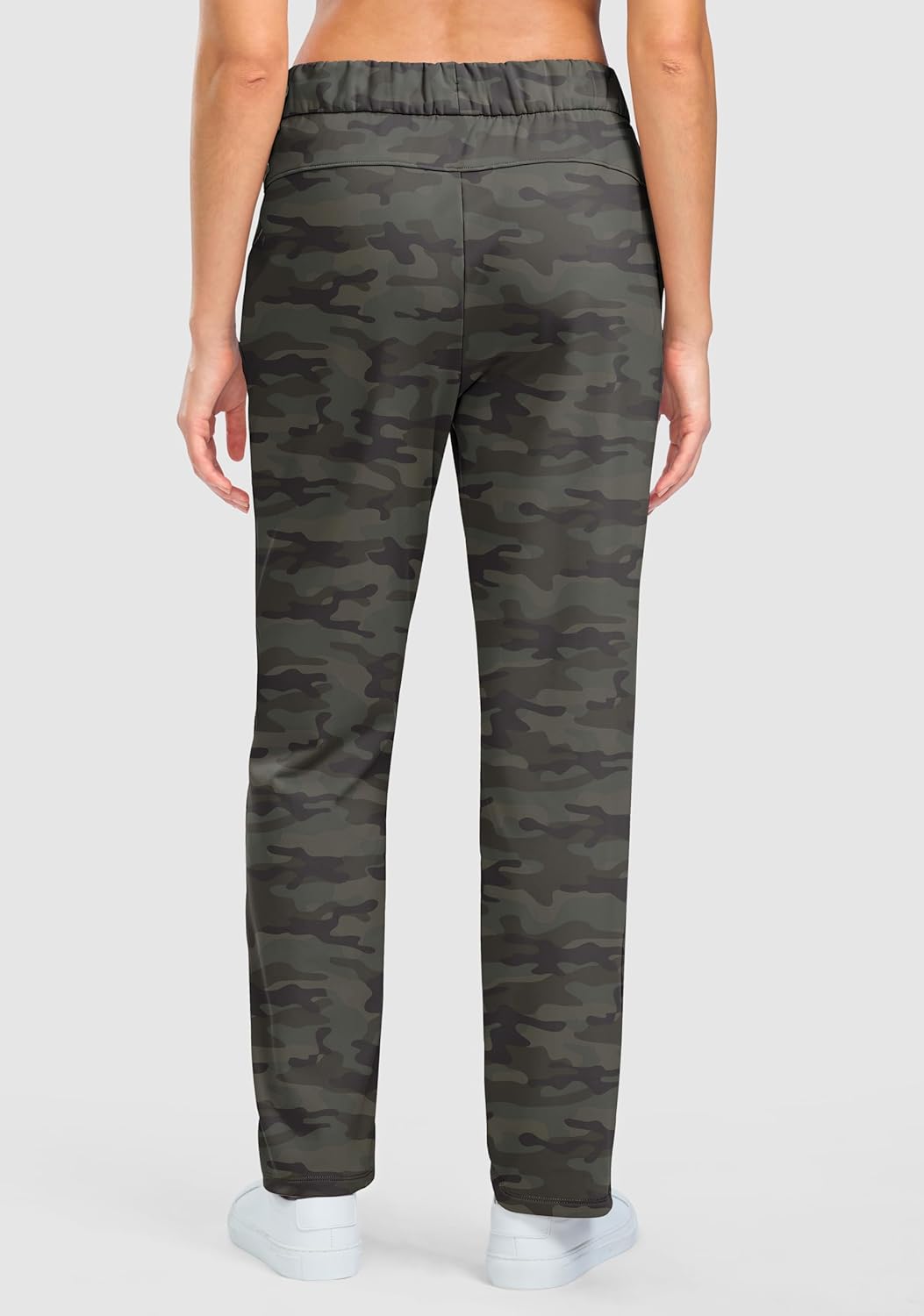 G Gradual Fleece Lined Pants Women 27.5"/29" Golf Pants 3 Pockets Water Resistant Warm Sweatpants for Cold Weather - Image 3