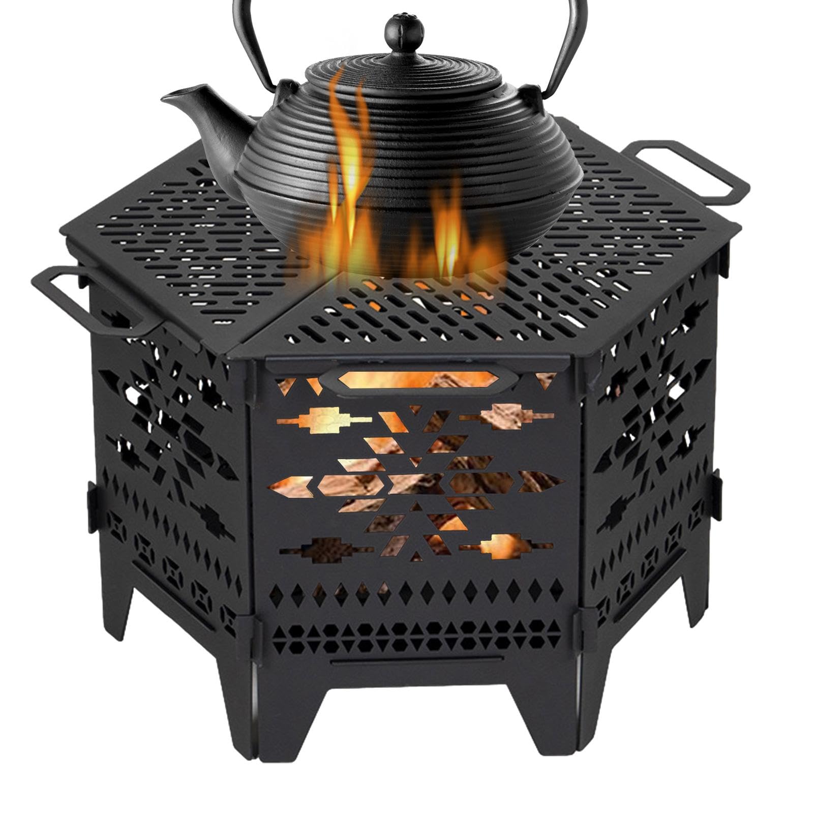 Da Campeggio - Bacino Da Fuoco Campeggio, Esterno, | Stufa A Legna Da Campeggio Stufa Pieghevole Esterna Per Barbecue Campeggio Viaggio O Picnic Camini Portatili, Fuoco Di Pa | Campeggio Stufa Pieghevole Esterna Per Barbecue Campeggio Viaggio O Picnic Cam