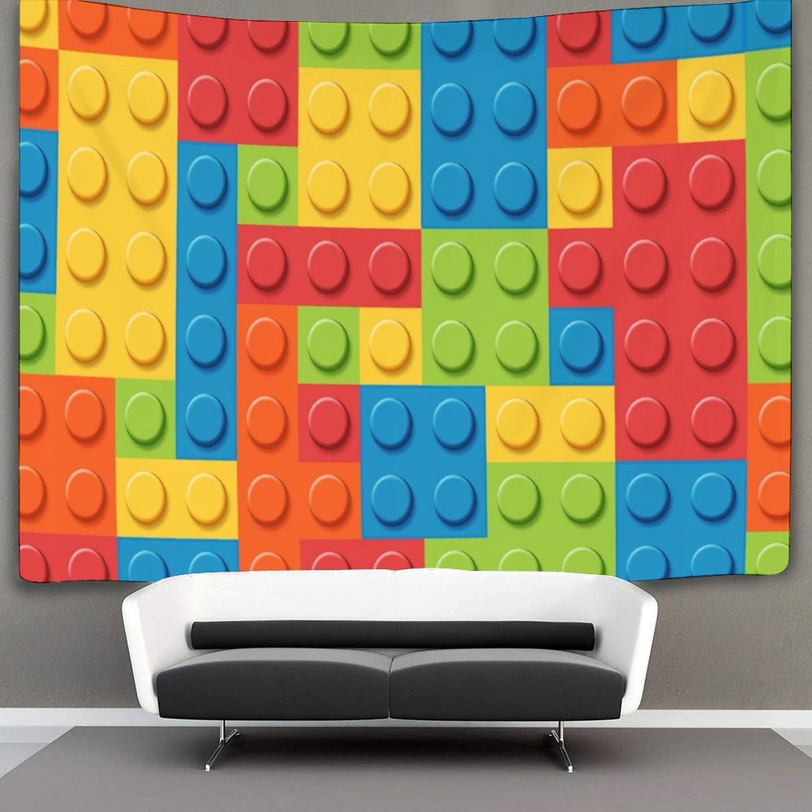 3D Legos Print Wall Blanket Home Decoration Bedding Poster Wall Art Tapestry Tapestry Wall Hanging Soft Polyester for Living Room Bedroom Dorm Deco 70cmx100cm