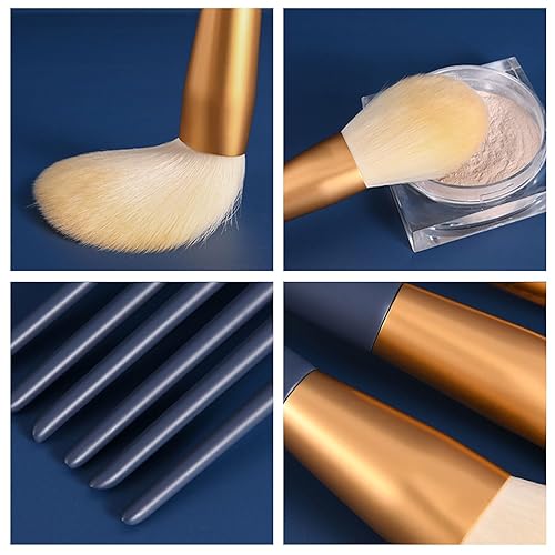 Miniatura 6 de Juego de brochas de maquillaje, 12 unidades, base, correctores, sombras de ojos, brochas de maquillaje para mujeres