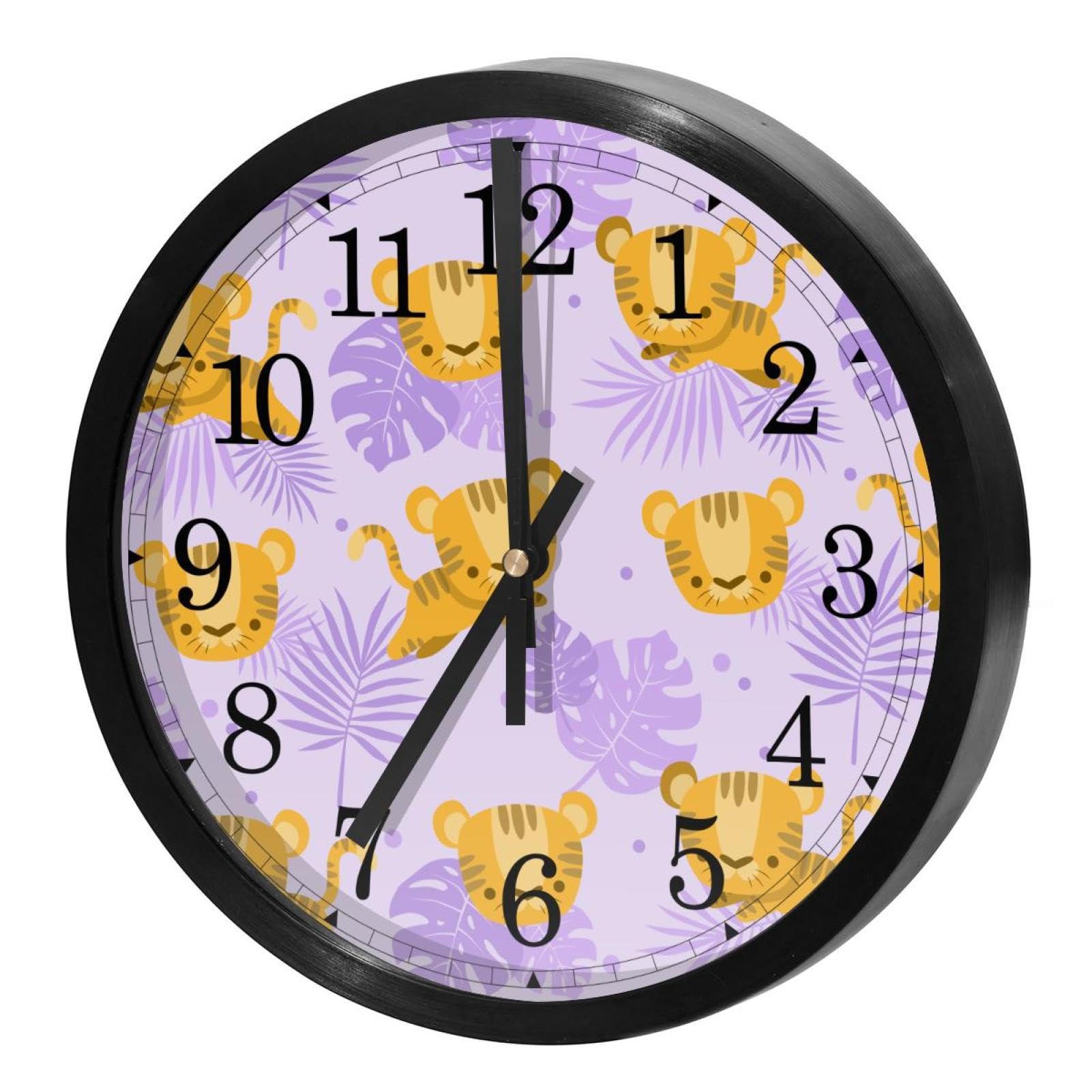 Horloge murale sans tic-tac pour travailler et dormir au calme