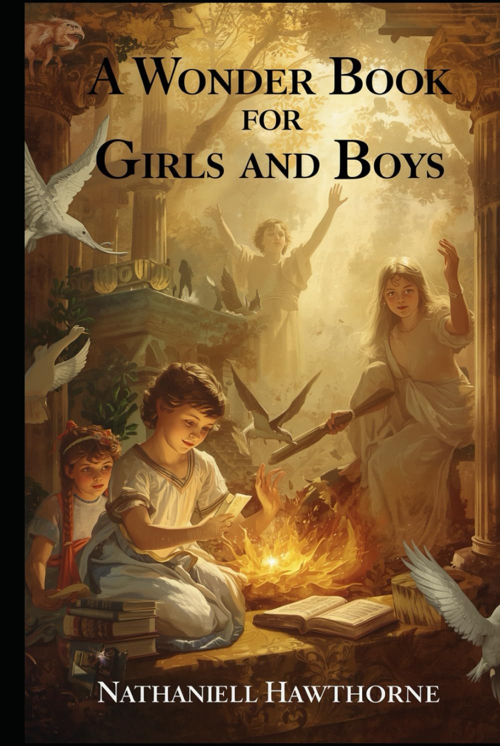 A WONDER BOOK FOR GIRLS AND BOYS: illustrated