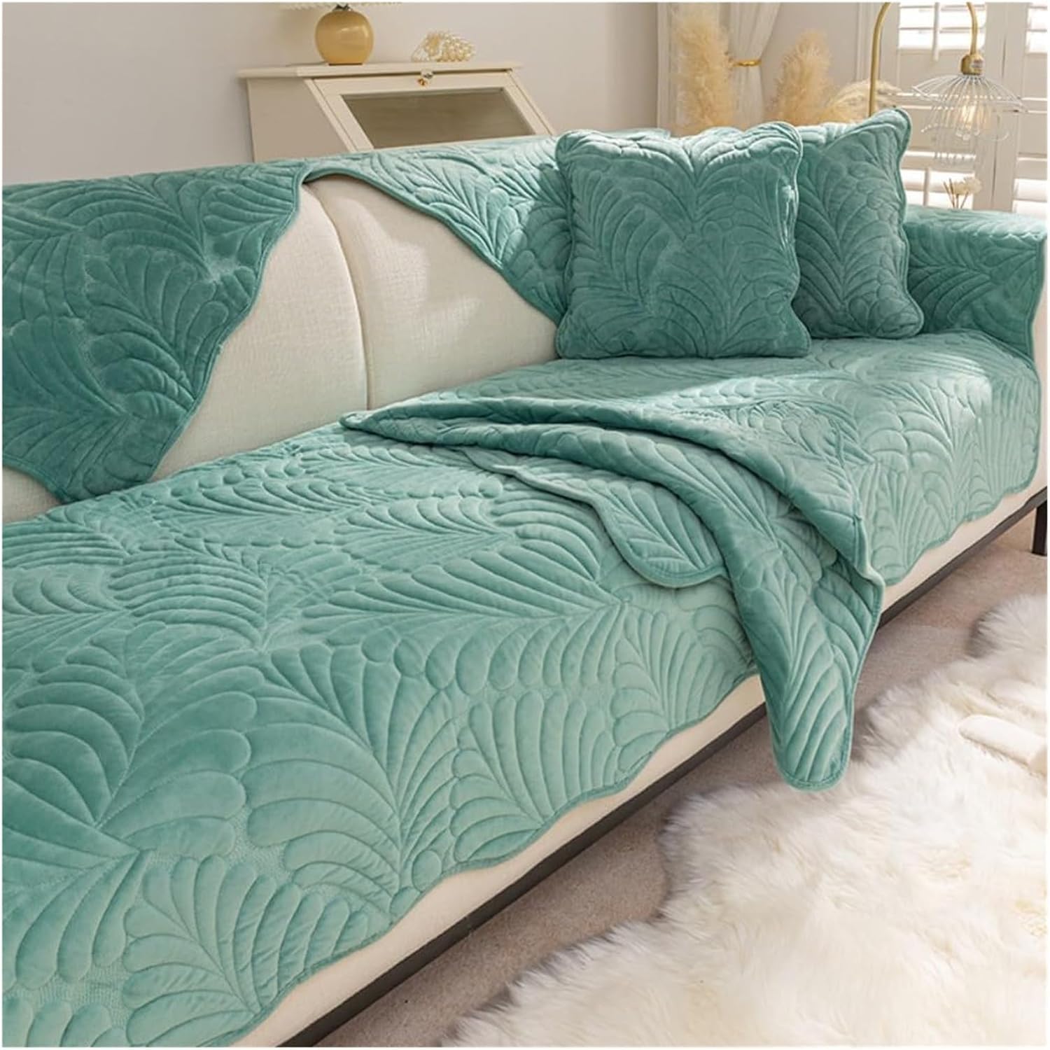 JvFbjLF Universal Sofa Cover Furniture Protective Cover 110×210cm Stylish