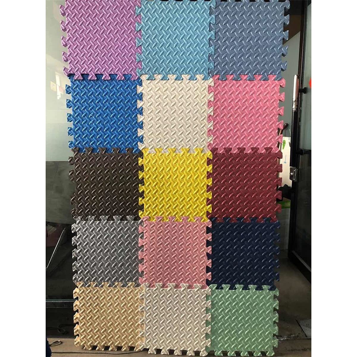 60 Cm Baby Foam Crawling Mat For Children EVA Educational Toy Soft Floor Chain Type Fitness Brick Game Carpet 2.5 Cm Note color 7pcs X60cm X2.5cm