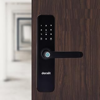Dorset DG 202 Smart Lock for Home Main Door | inbuilt WiFi | Fingerprint, PIN, RFID Card and Key Access | Digital Lock for... Price In India