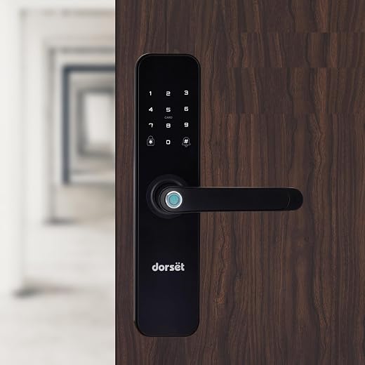 Dorset DG 202 Smart Lock for Home Main Door | inbuilt WiFi | Fingerprint, PIN, RFID Card and Key Access | Digital Lock for...