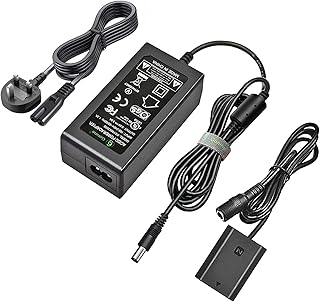 Gonine NP-FZ100 Dummy Battery NP FZ100 Battery Charger Kit Replacement for Sony Alpha A6600, FX3, A7 III, A7R3, A7R IV, A7S III, A9, A9R, A9S, A7C, A1 Cameras, Replaces BC-QZ1 Battery