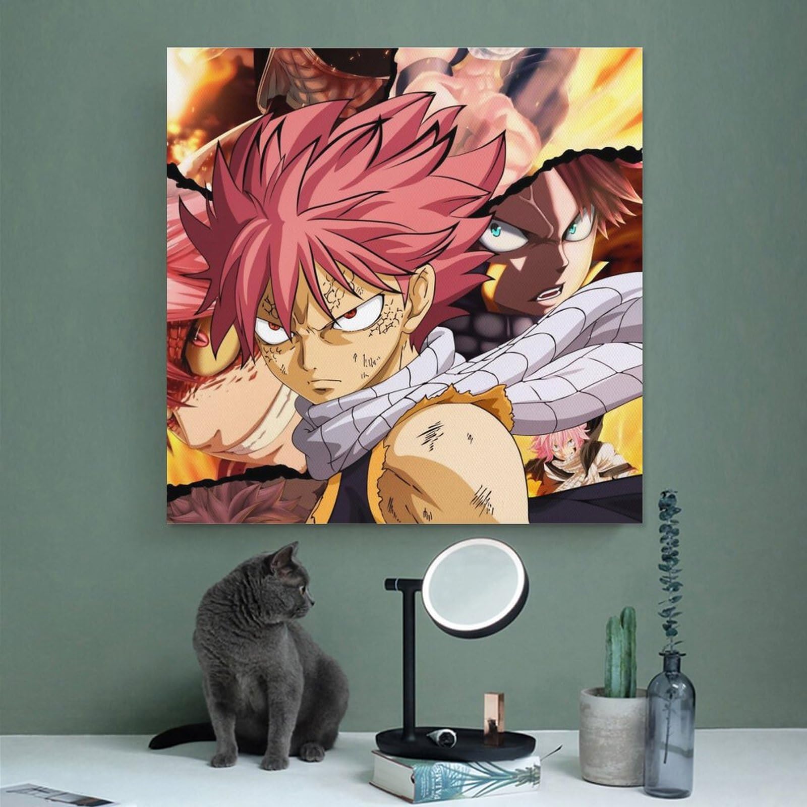 フェアリーテイル ナツドラグニル キャンバス フェアリーテイル