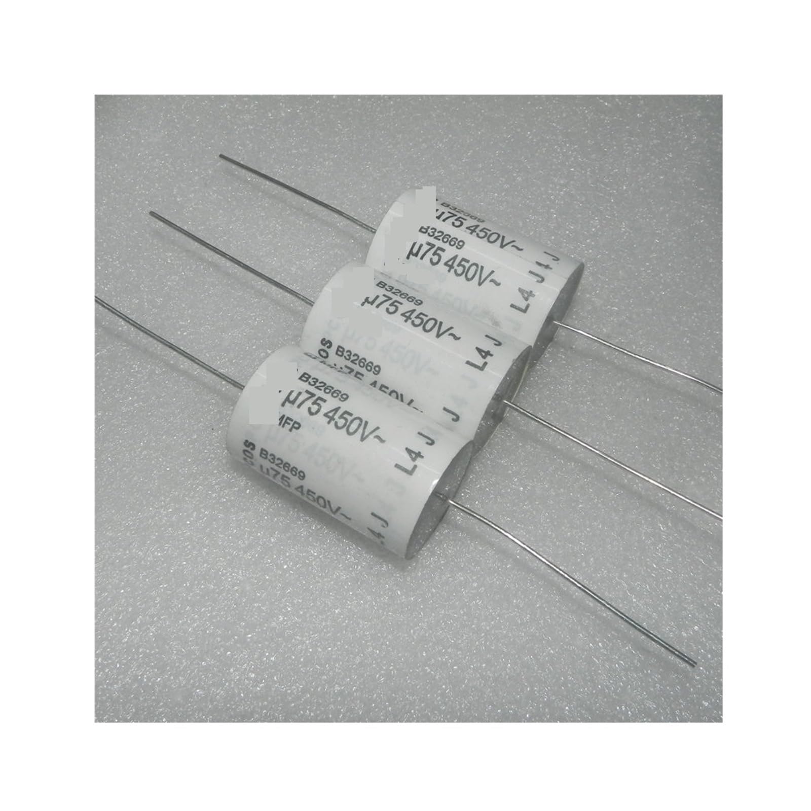 Condensateur film 0.75uF 450V B32669S6754J axial pour filtrage de circuit électronique
