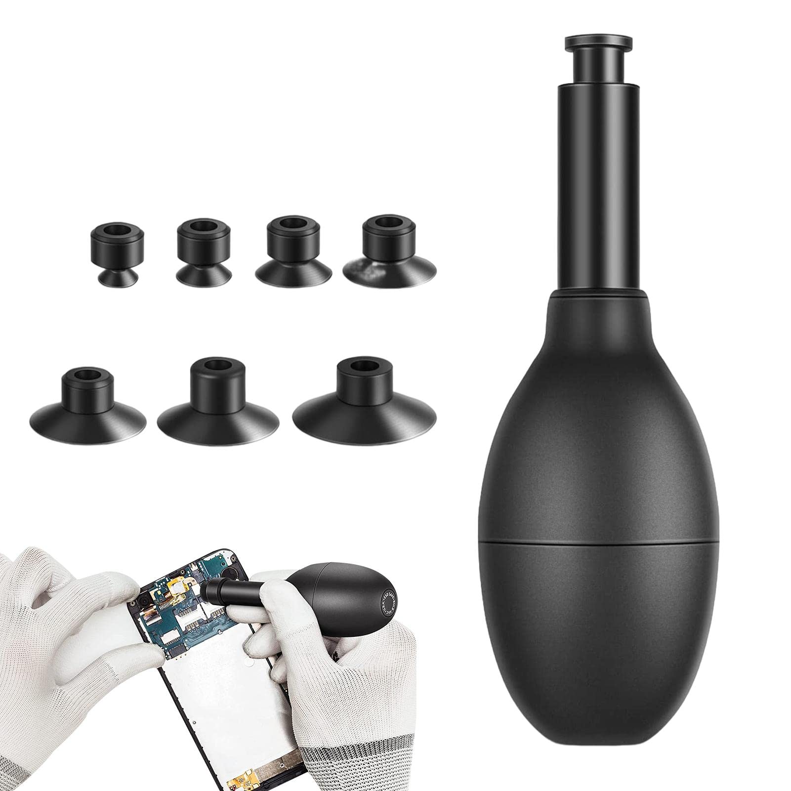 5 Stück Set mit manuellen Saugnäpfen für Kameraobjektive, Reparaturwerkzeuge für Männer, Linsensauger für die Reparatur und Reinigung von Uhren Abbto | Reparaturwerkzeuge für Männer, Linsensauger für die Reparatur und Reinigung von Uhren