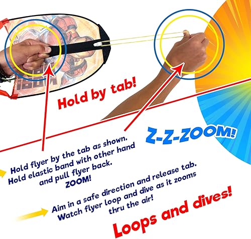 Miniatura 4 de JA-RU Marvel Avengers - Juego de juguete lanzador de cometas con banda de goma (1 planeador de avión), juguetes voladores de pantera negra para