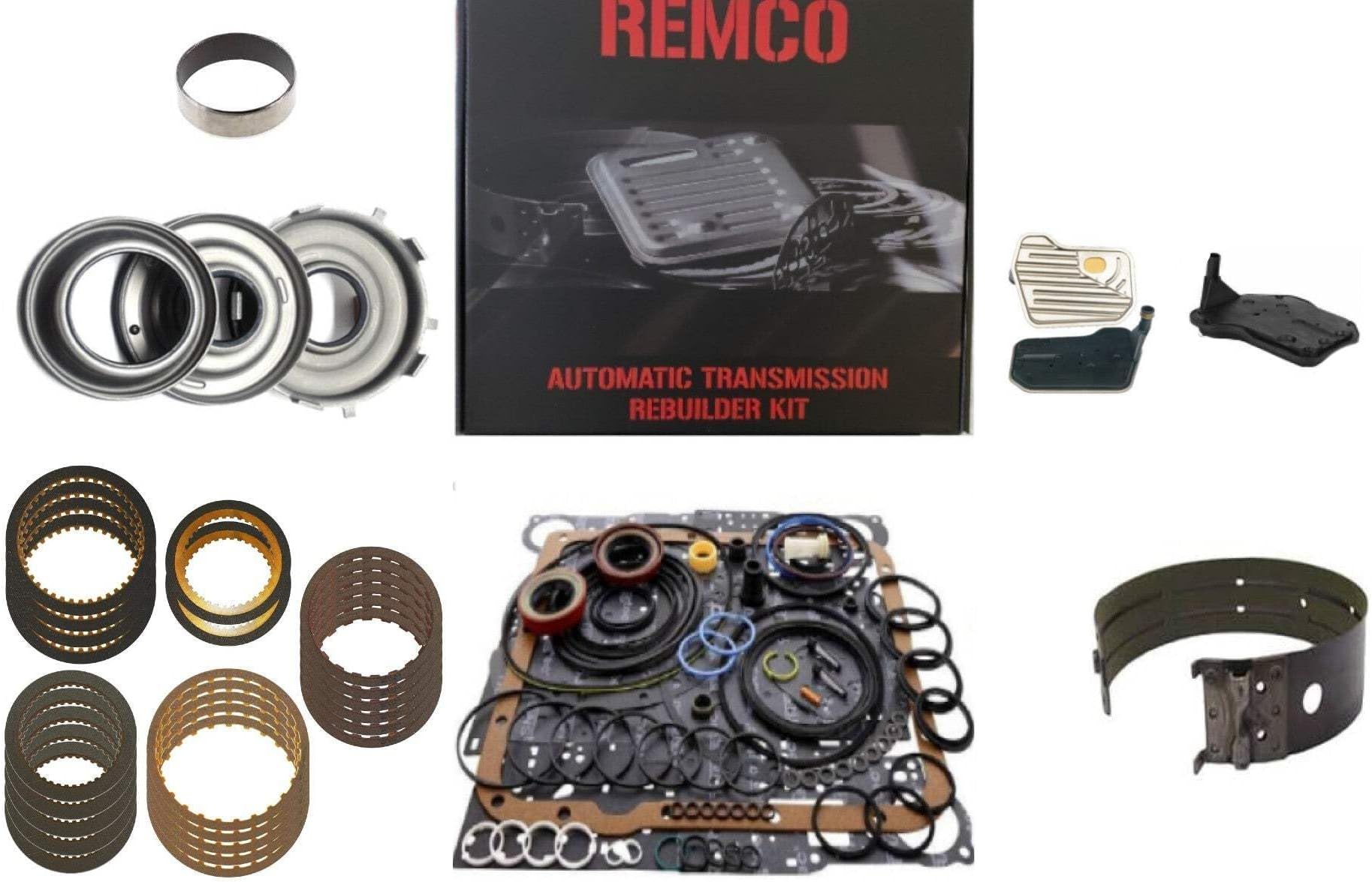 4L60E(97-03) TRANSMISSION KIT WITH HIGH ENERGY CLUTCHES BAND PISTON KIT BUSHING FILTER