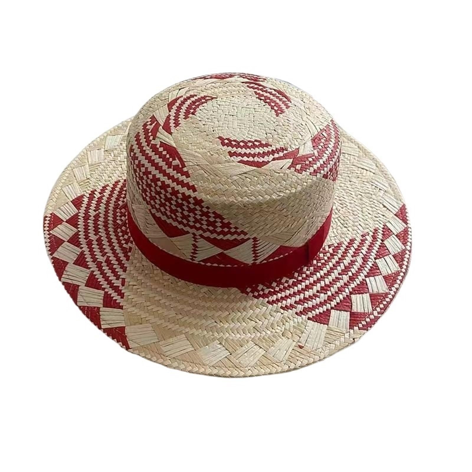 Sombrero de Paja para Mujer Ladies Luxury Sun Hat Fedora Summer Beach French Panama Wide Brim Men para Viajes