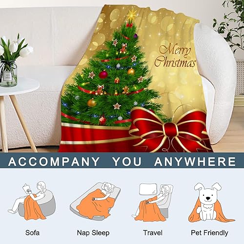 Miniatura 6 de Neatee Living Manta de Navidad para niños, manta pequeña para árbol de Navidad, manta de vacaciones de invierno para niñas y niños, cama de bebé,