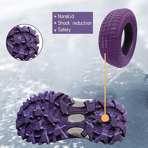 Miniatura 5 de JACKSHIBO Botas de nieve impermeables para niñas y niños (chiquitos y grandes)