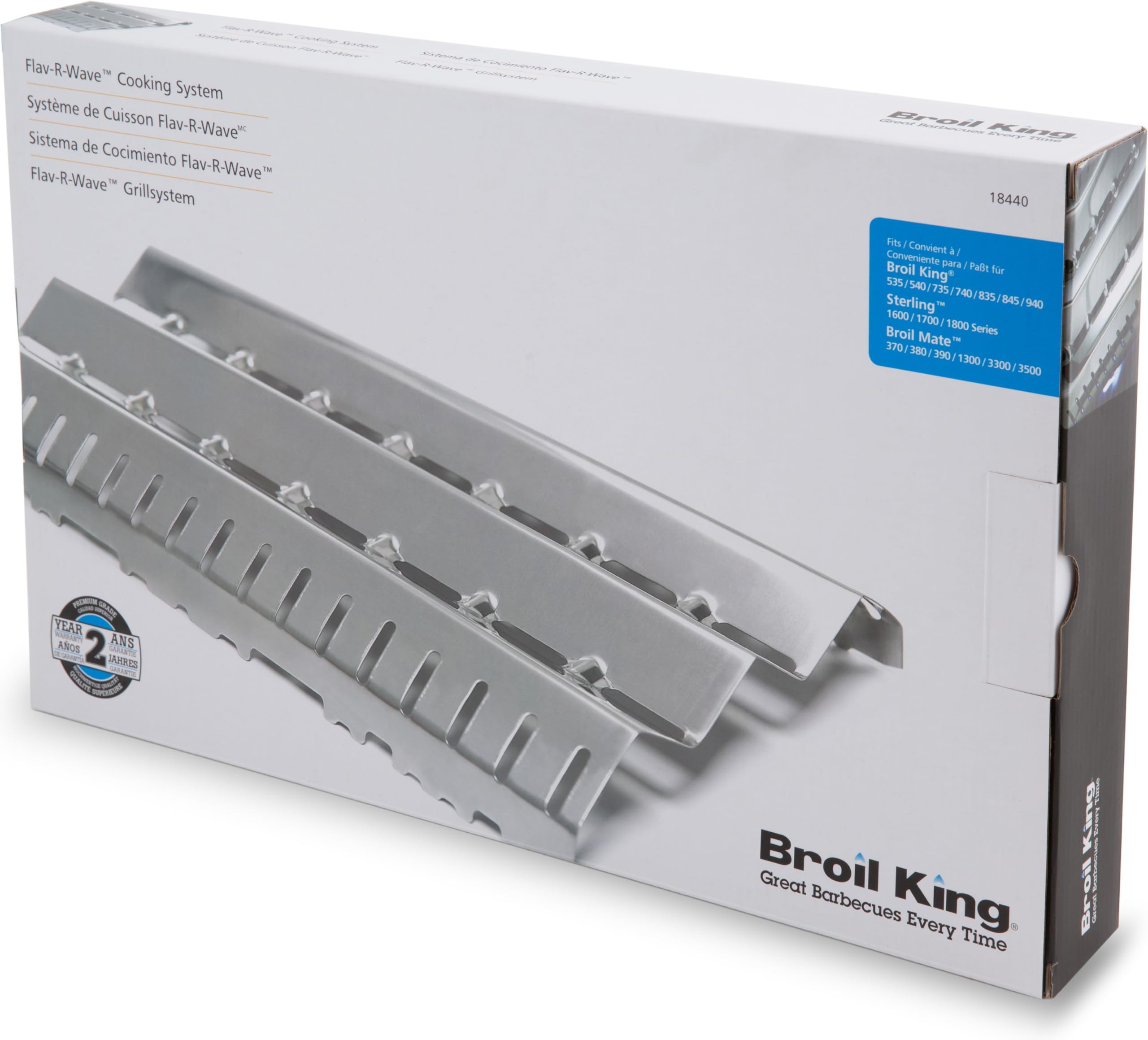 Broil King 18440 Flav-r-Wave in Acciaio Inox, Piccolo