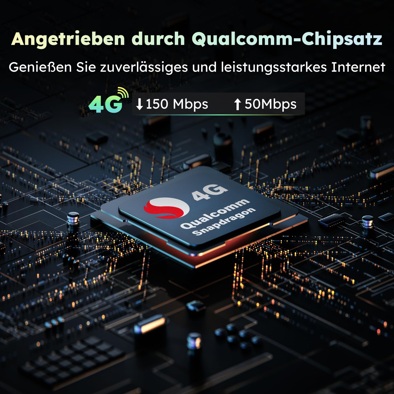 GlocalMe U3 4G Mobiler WLAN Router, Keine SIM-Karte nötig, MiFi Hotspot mit 30GB Europa Daten Daten, Verfügbar in über 200 Ländern, tragbares WLAN für unterwegs ohne vertrag