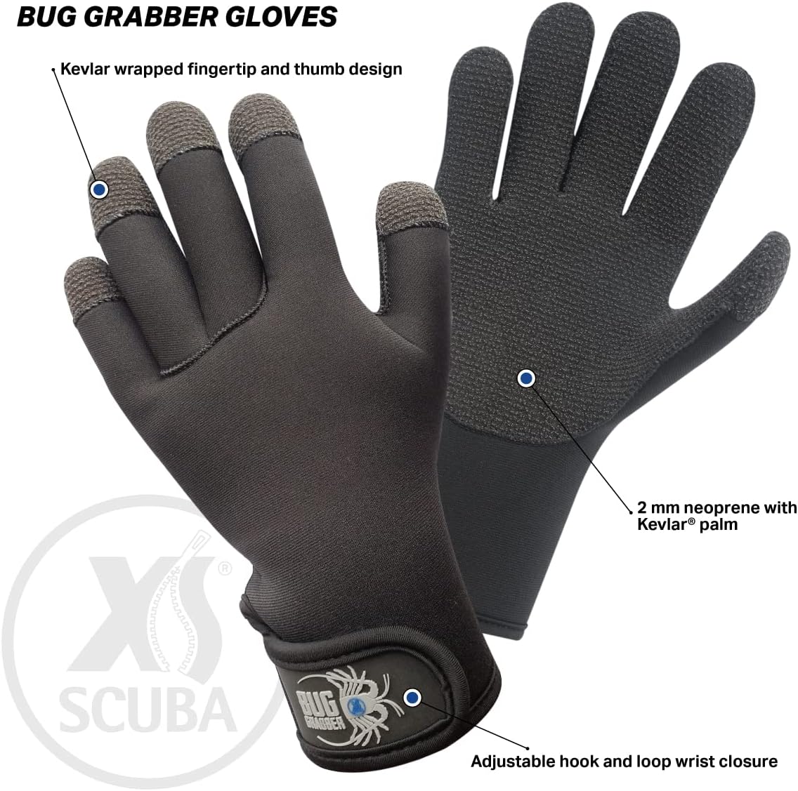 XS Scuba Bug Grabber Gloves