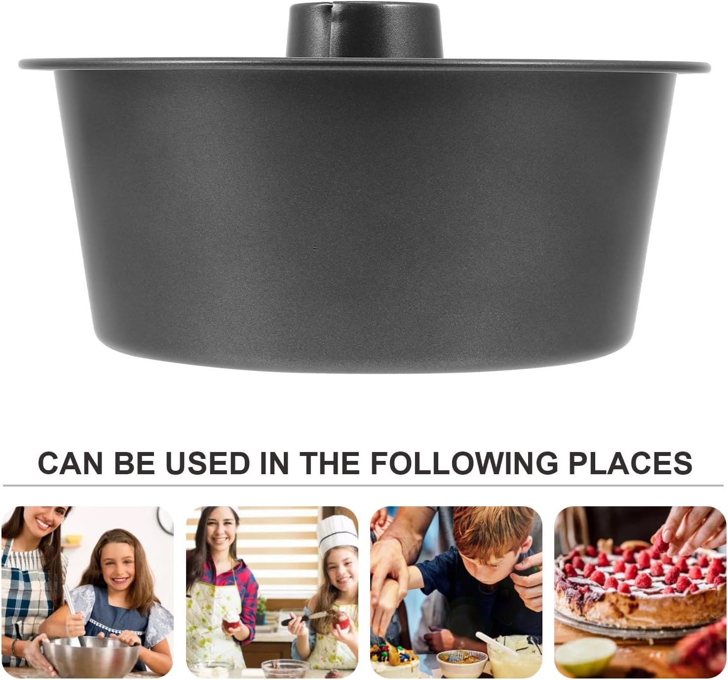 Carbon Steel round Hollow Cake Mold Non-stick Bakeware Halloween