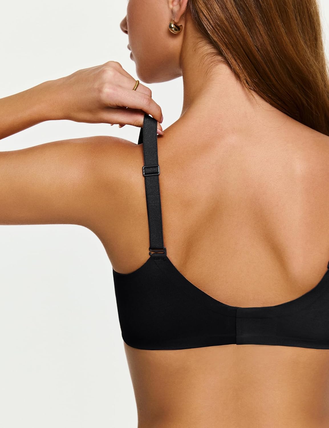 Women's Wireless Push Up Bra Scalloped No Underwire Comfortable Bras Full Coverage Seamless Tshirt Everyday Bralettes - Image 5