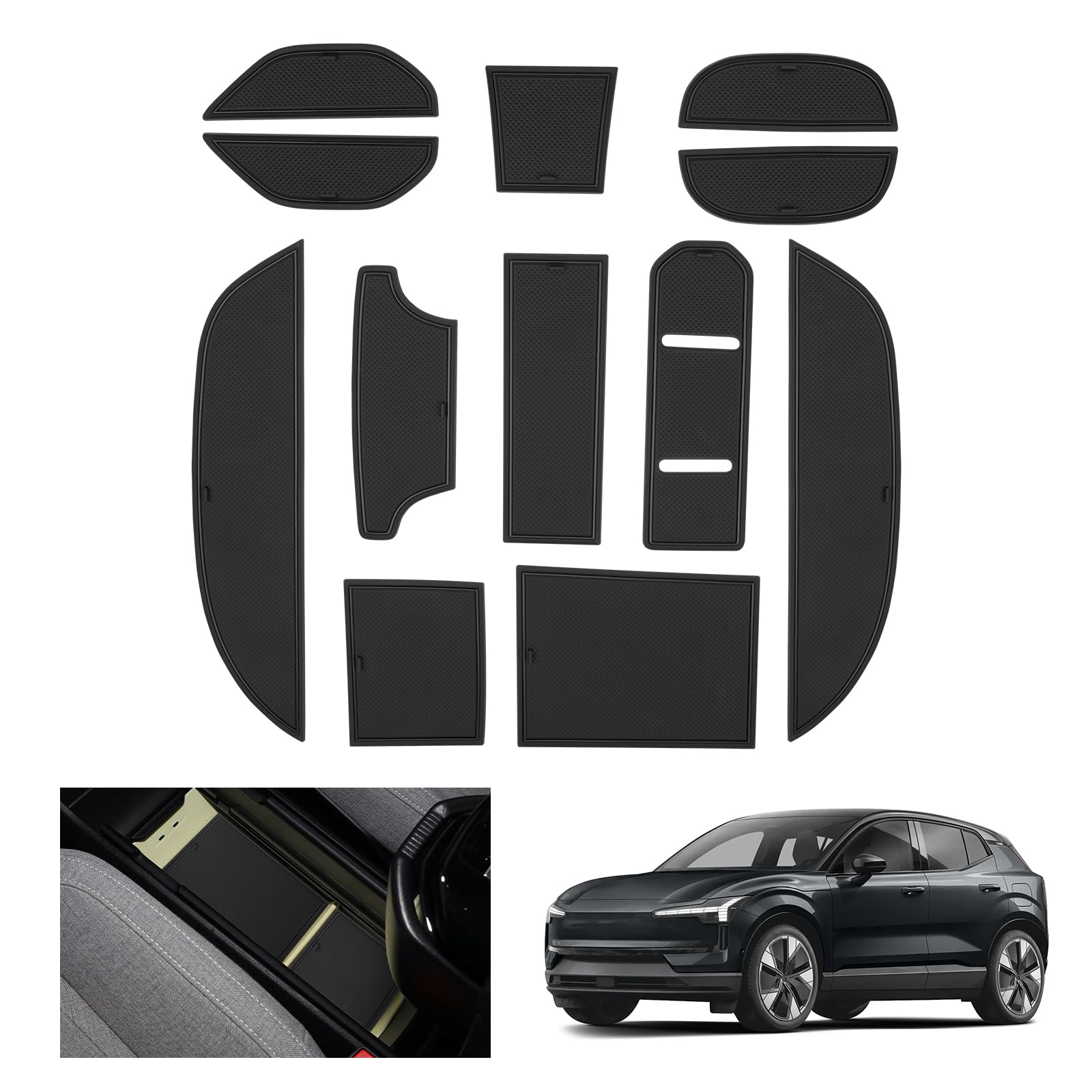 GAFAT Compatibel met Volvo EX30 2024 2025 antislipmatten, voor nieuwe