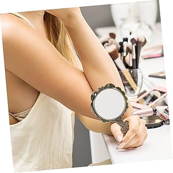 昭和レトロ　手鏡　ヘアブラシ 昭和レトロ手鏡ヘアブラシ