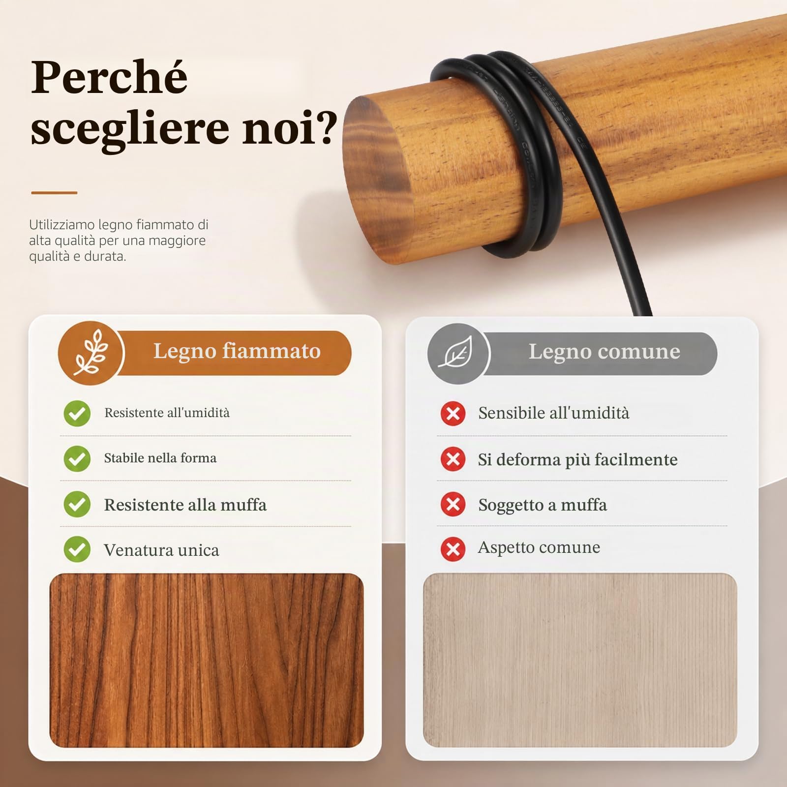 ZMH Plafoniera vintage Lampada da soffitto camera - Nero plafoniera | soffitto in legno e metallo con 3 luci retro portalampada E27 altezza regolabile design industriale illuminazione per interni