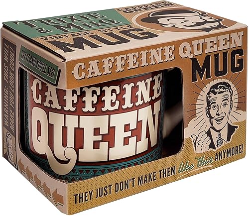 Miniatura 10 de Tazas de café tazas de café de estilo vintage con humor combinado. Gran idea de regalo para hombres, mujeres y cualquier amante del café.
