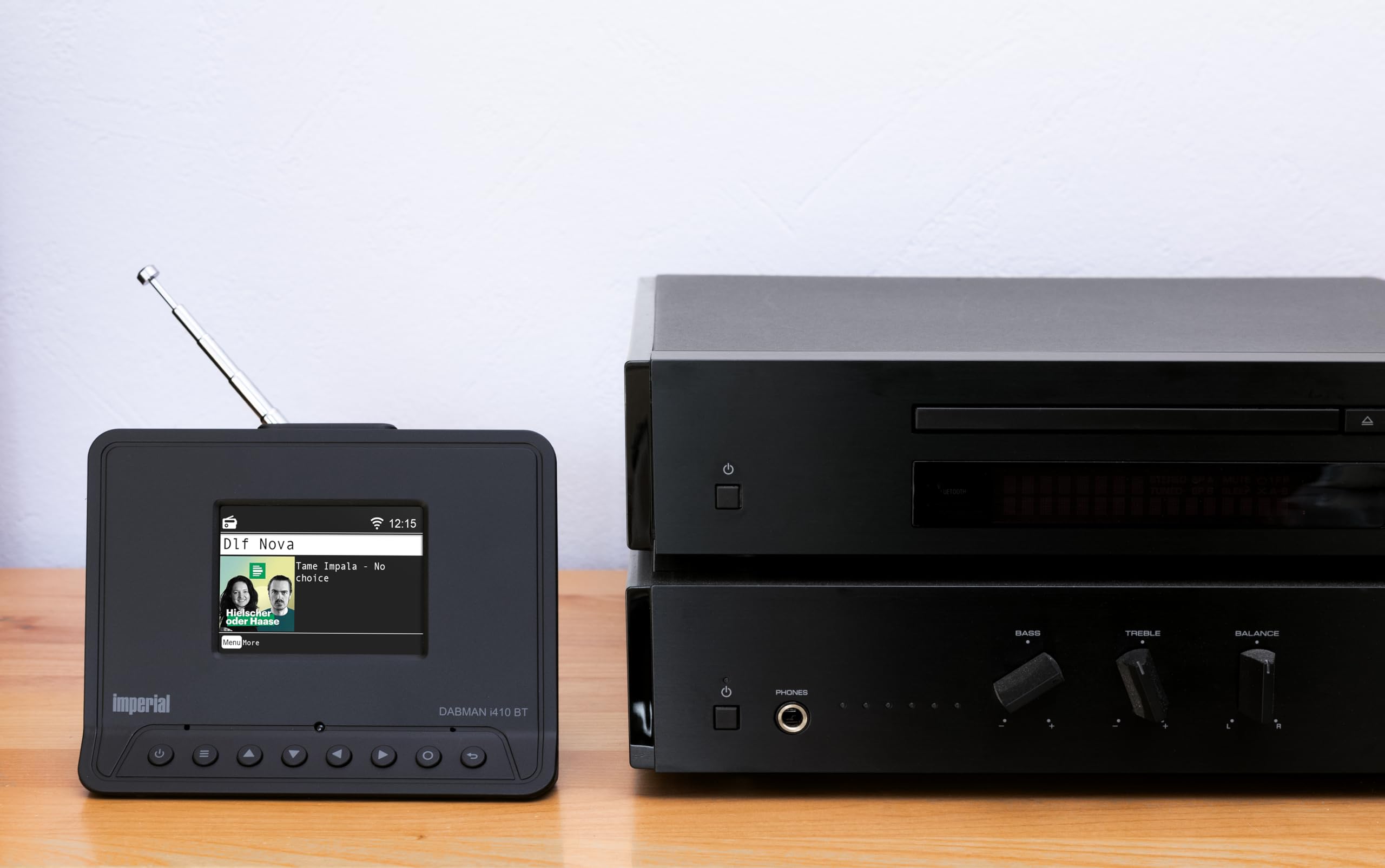 Imperial Dabman i410 BT Adaptateur Radio Hi-Fi DAB+ FM Bluetooth Noir