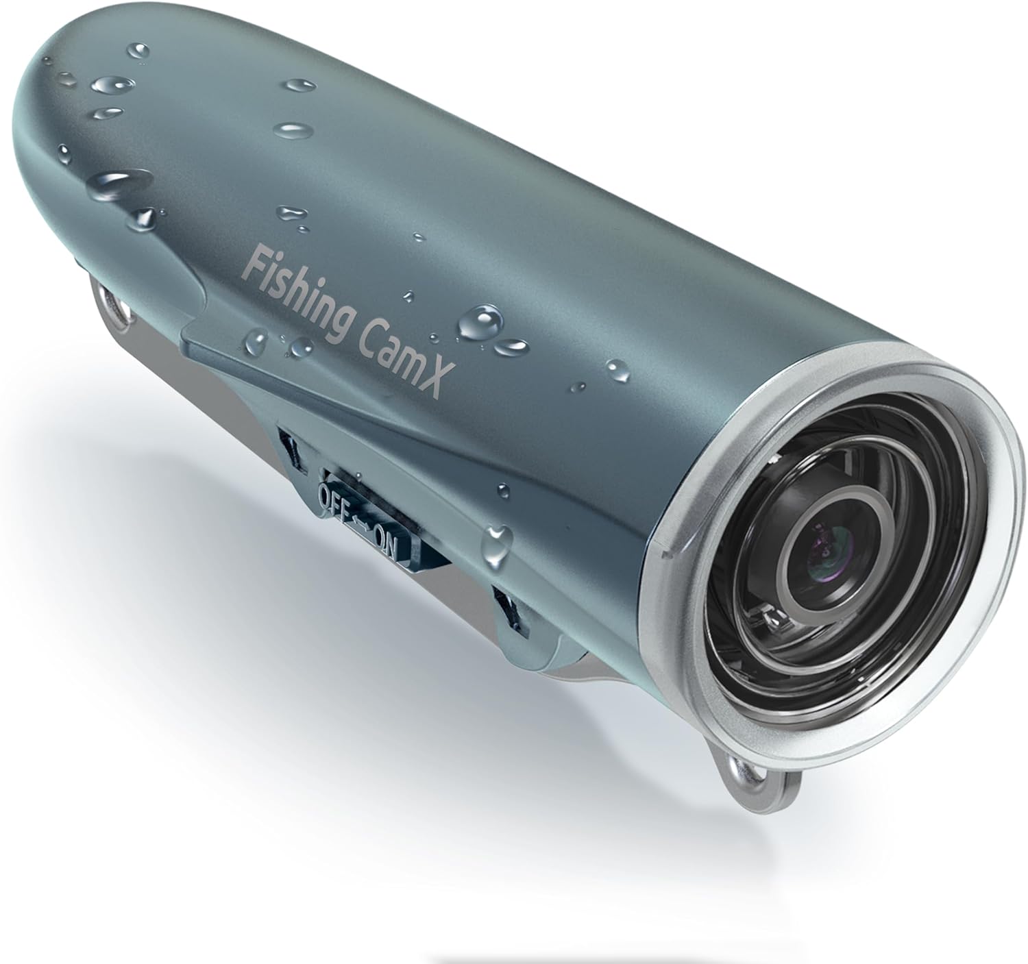 CanFish Fishing CamX Fishing Finders Camera, Lure Action Camera HD 1080P &136°Ultra-Wide-Angle,656FT ROV Waterproof/Motion Sensing/Segmented Intelligent Recording/Wireless Charge/App Compatible