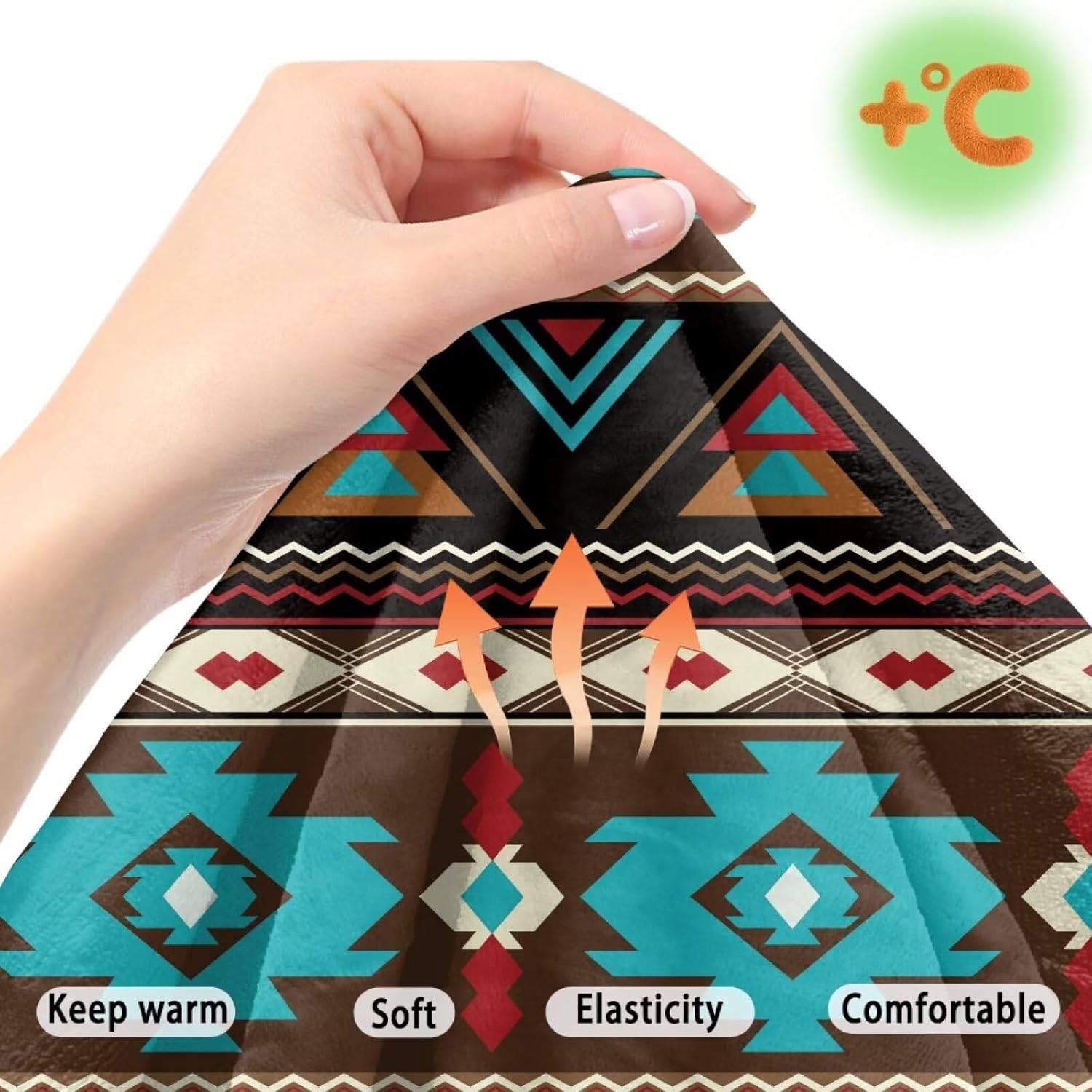 AFPANQZ Rv Couch Cushion Covers Rv Accessories for Inside, Aztec Tribal Flannel Bench Cushion Cover for Camper with 1 Backrest Covers & 1 Bench Covers, Easy Install