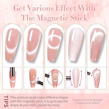 【from the nail】Over Lip Magnet Gel serie FROM THE NAIL Over Lip Magnetic Gel Nail Polish Set 8 Colors