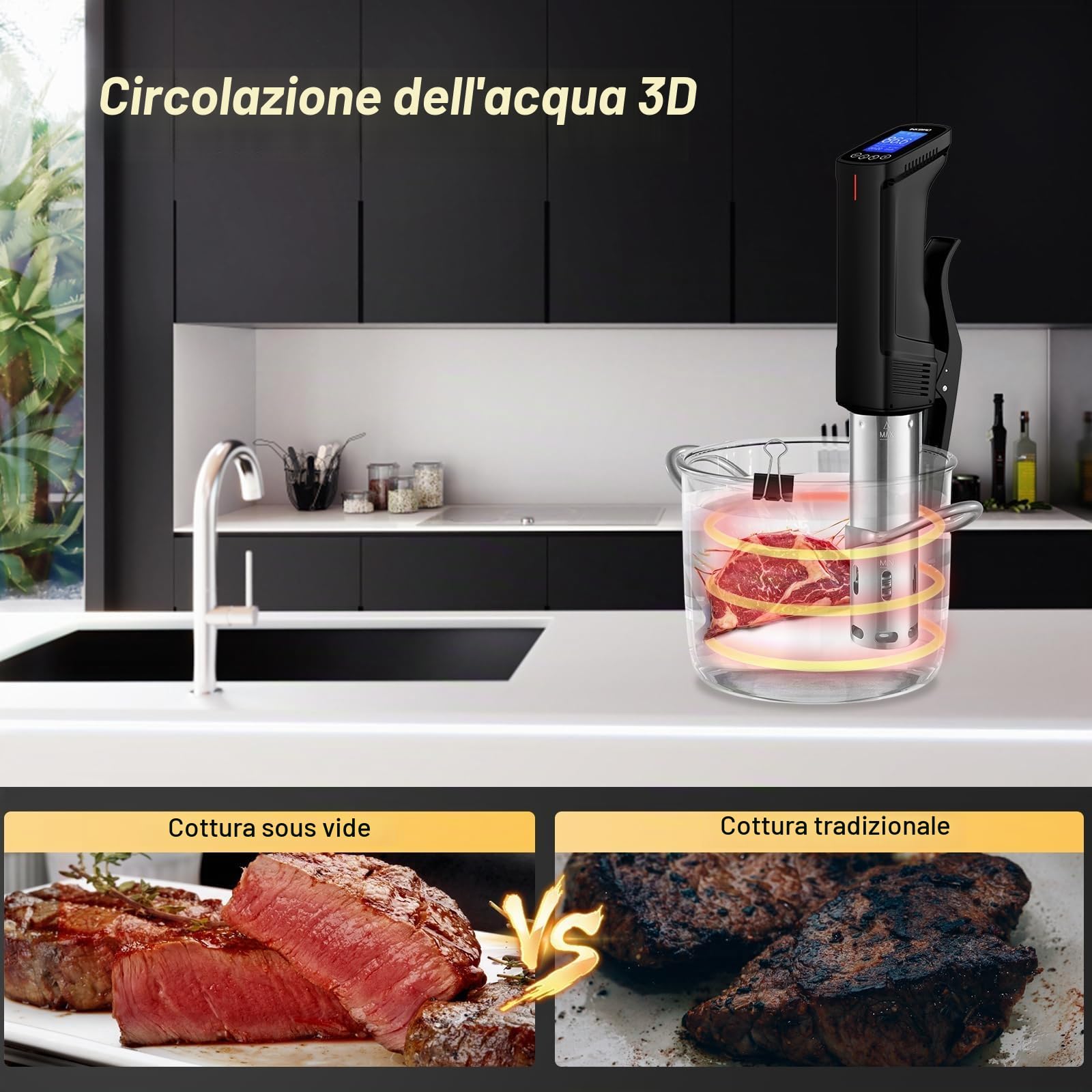 Inkbird WIFI Sous Vide ISV-100W — immagine 5 di 11