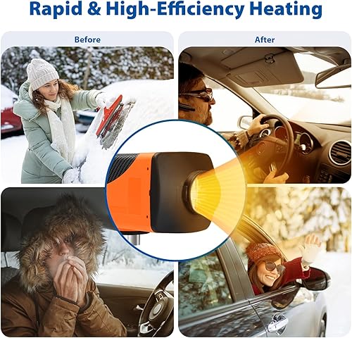 Miniatura 7 de Calentador diésel de 8 kW, 12 V-24 V, bajo consumo de combustible, calentador de aire diésel de calentamiento rápido con monitor LCD, control