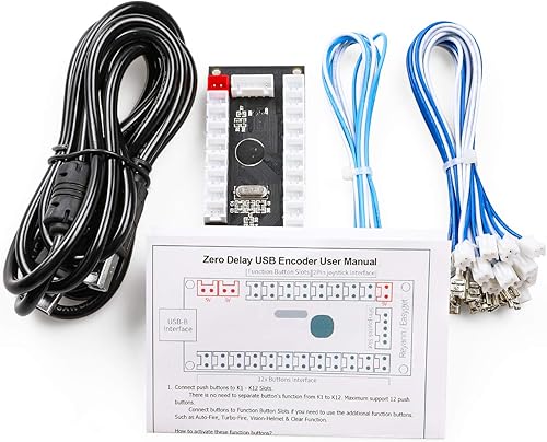 Miniatura 6 de Easyget 2 Player Zero Delay Generic Game Controller USB a Joystick para MAME y Raspberry Pi 123 RetroPie DIY Proyectos