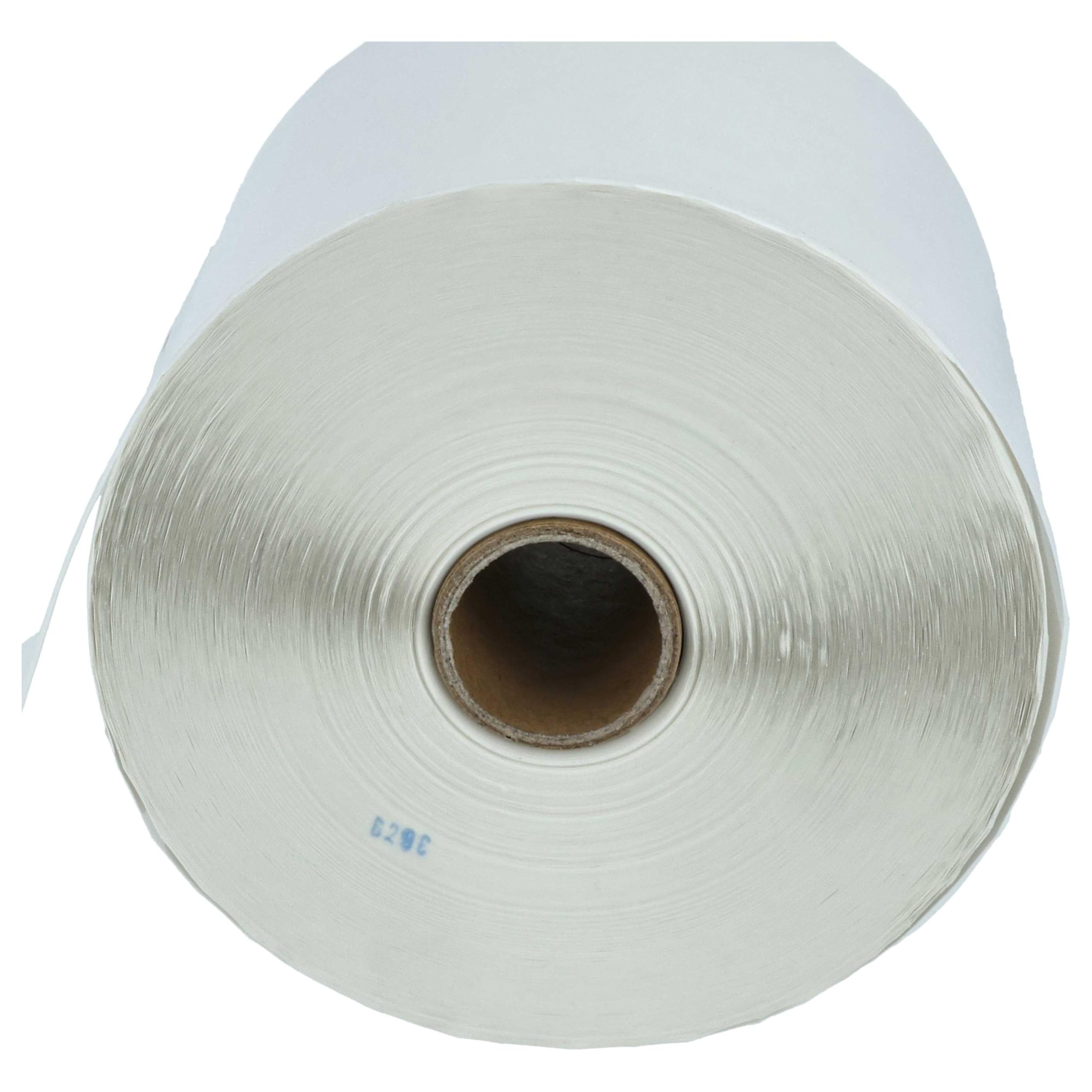 vhbw 5x Termiczna rolka etykiet 101,5 mm x 152 mm (500 etykiet) kompatybilna z Citizen CL-S521, CLP7202 etykieciarka - samoprzylepna