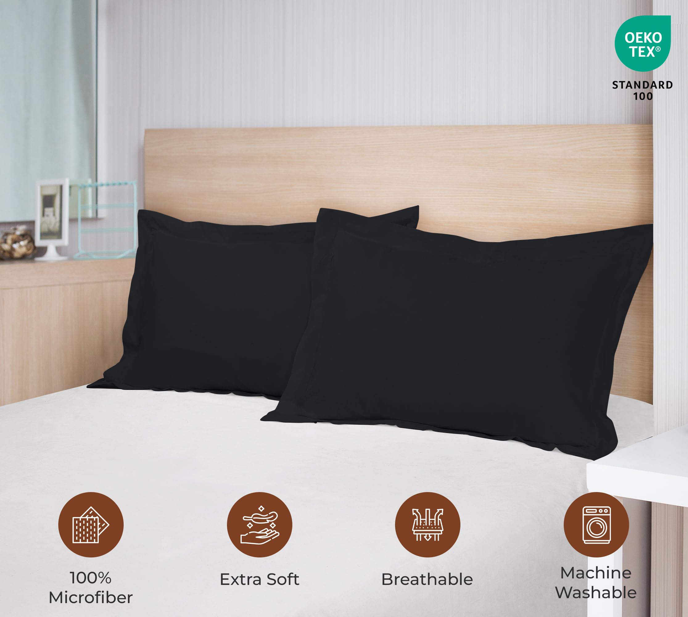 Amazon.co.jp: ROYALE LINENS 枕カバー 2パック キングサイズ 20x36