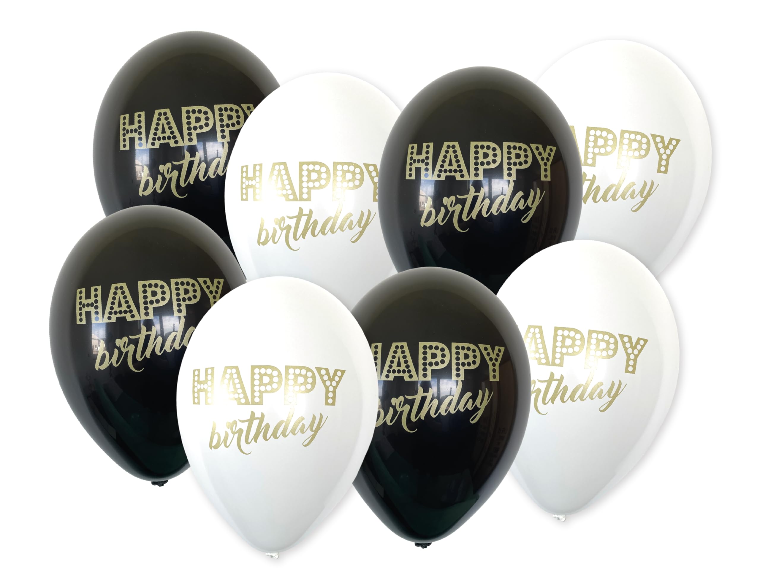 Karaloon30109-30 Balloon, Black, White